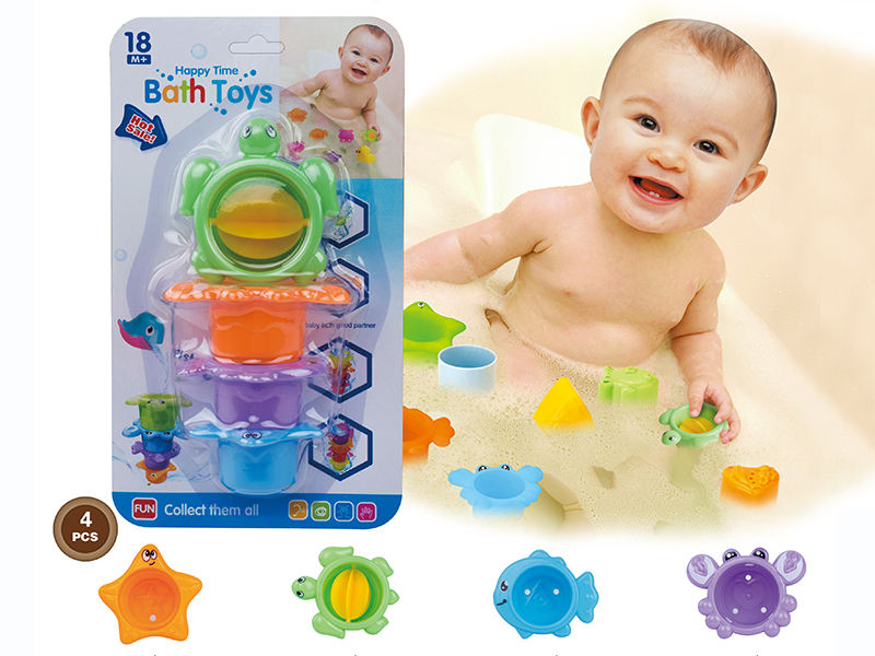 Sea Bathing Jenga Cup 4 Colors