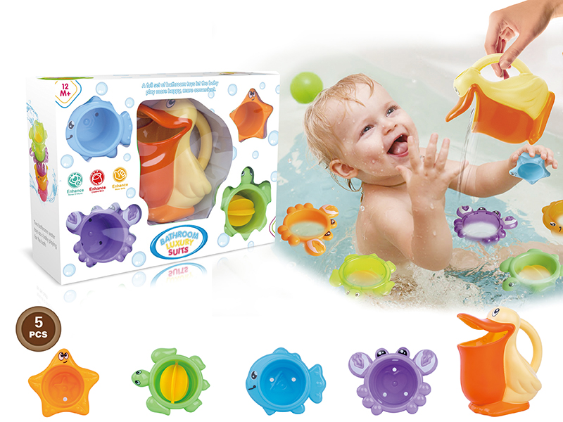 Sea Bathing Jenga Cup Combination