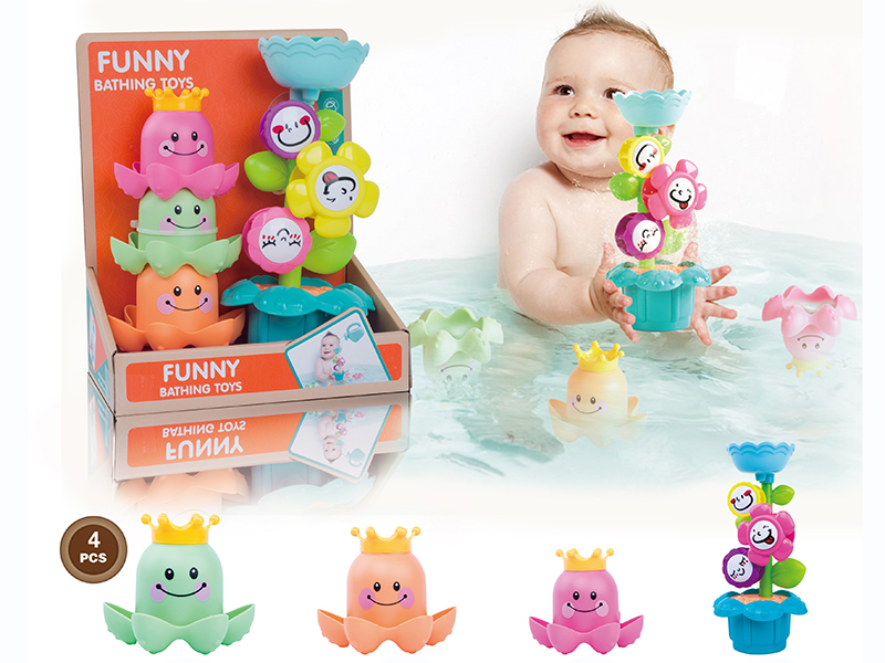 Bathing Octopus Cups Combination