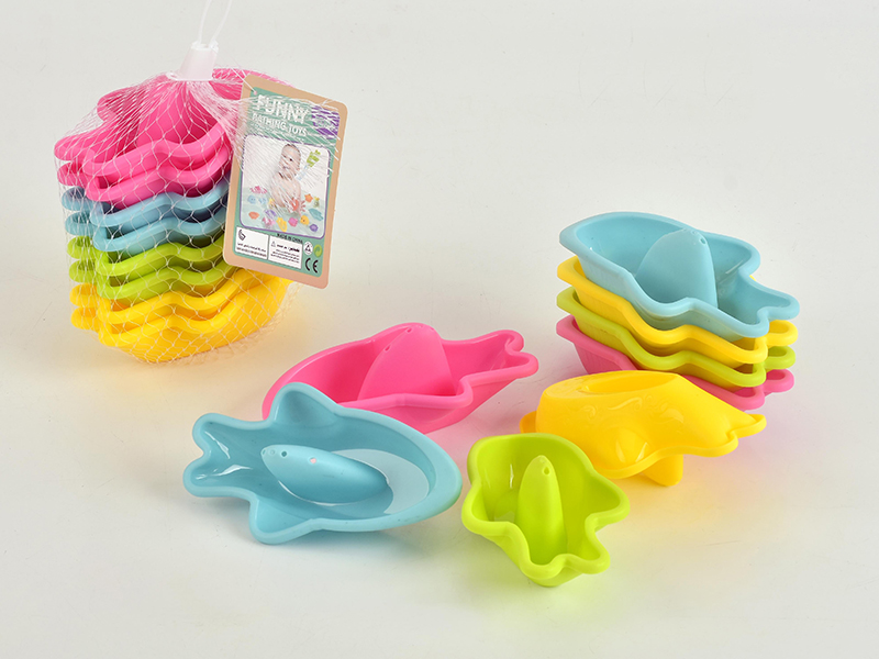 Sea Bathing Jenga Ship 4 Colors 4PCS