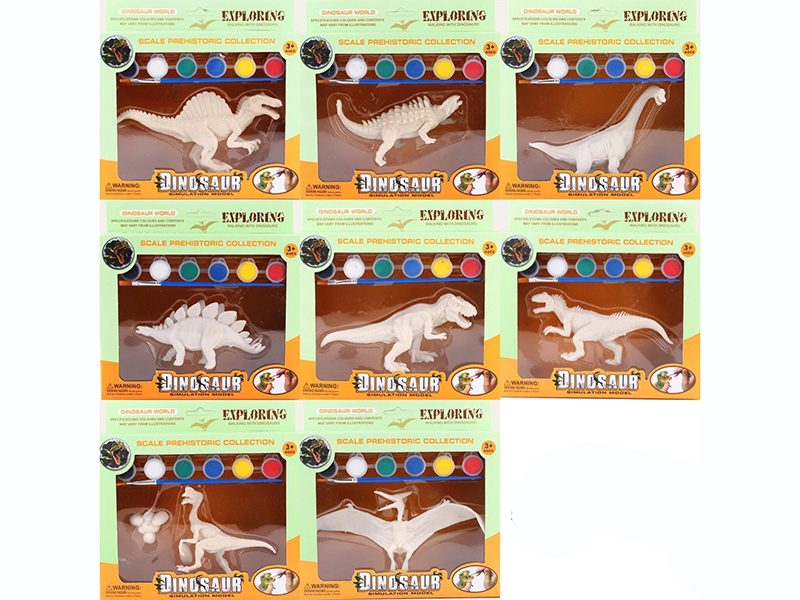 DIY Color Drawing Dinosaur