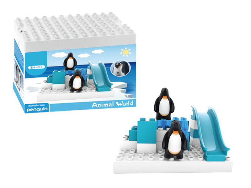 18PCS Penguin Building Blocks