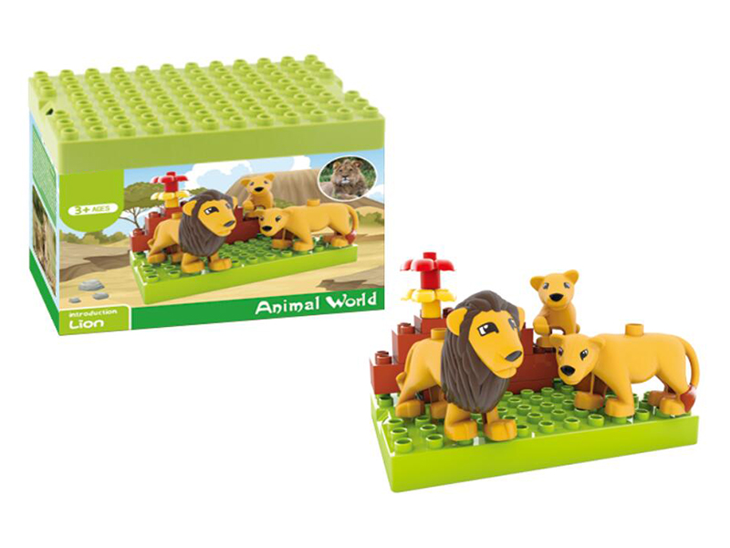 15PCS Lion Building Blocks