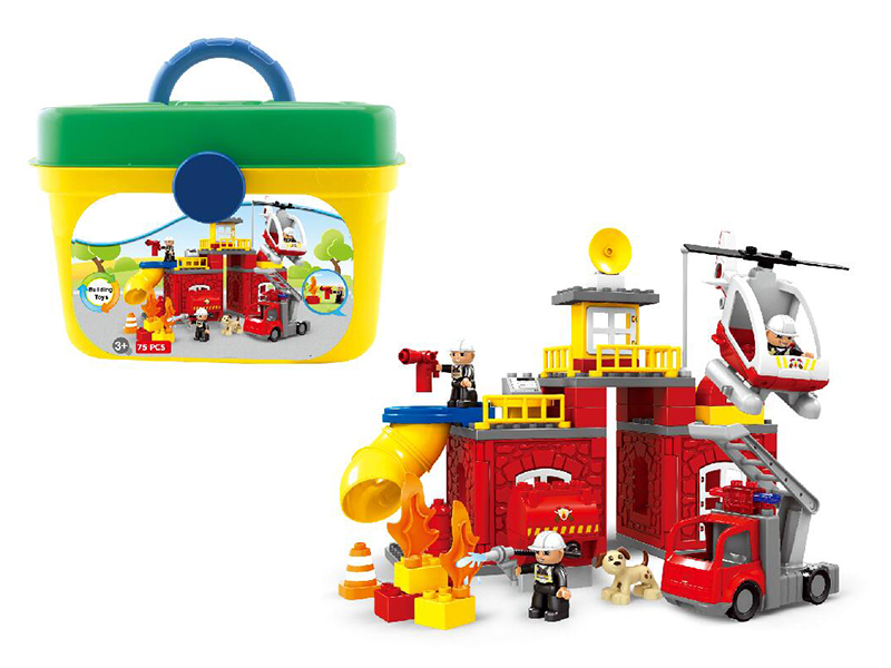75PCS Fire Control Station Building Blocks