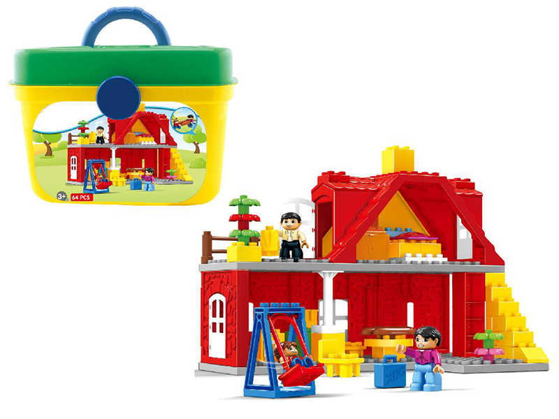 64PCS Family Building Blocks