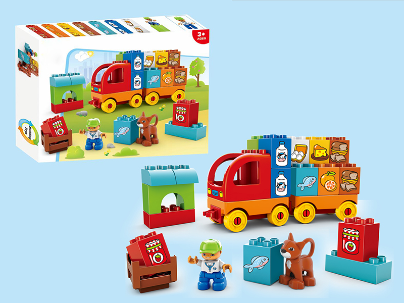 37CS Market Truck Building Blocks