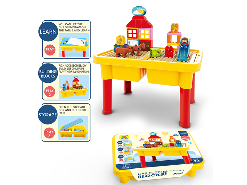 Multifunctional Building Blocks Desk