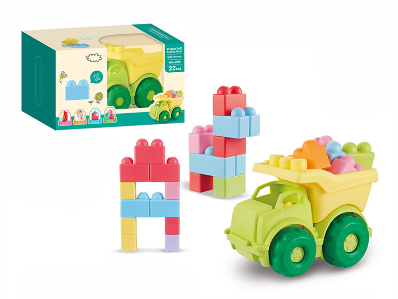 22PCS Soft Material Building Blocks