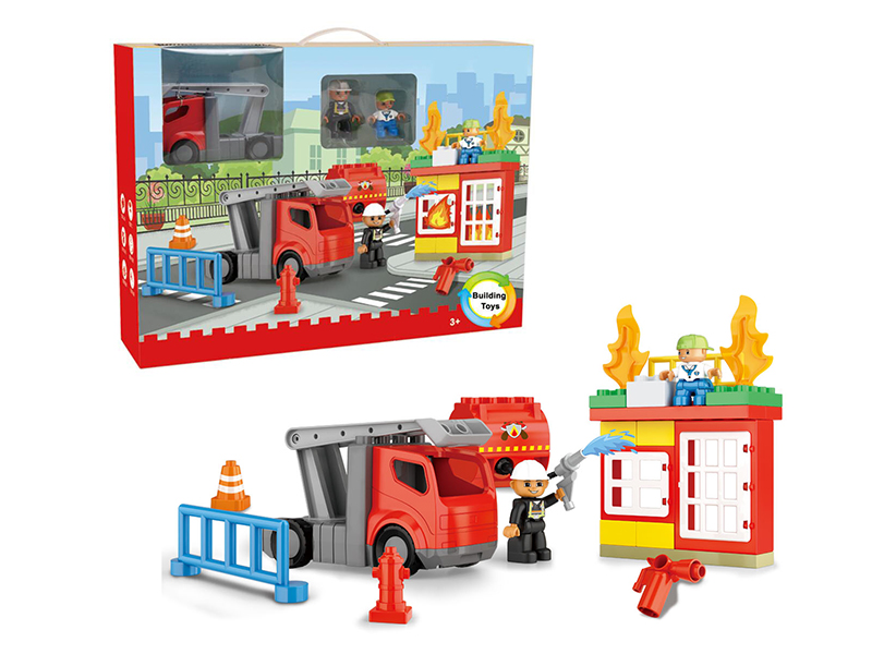 33PCS Fire Engine Building Blocks