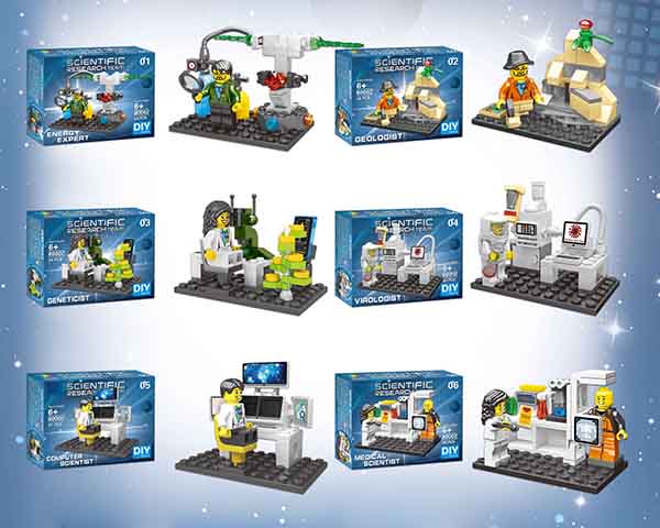 Science Research Team Building Block