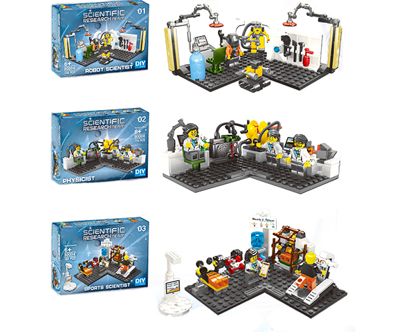 Science Research Team Building Block