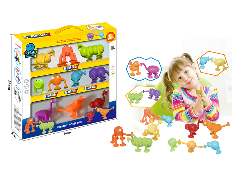 10PCS Building Blocks(Cartoon Animals)