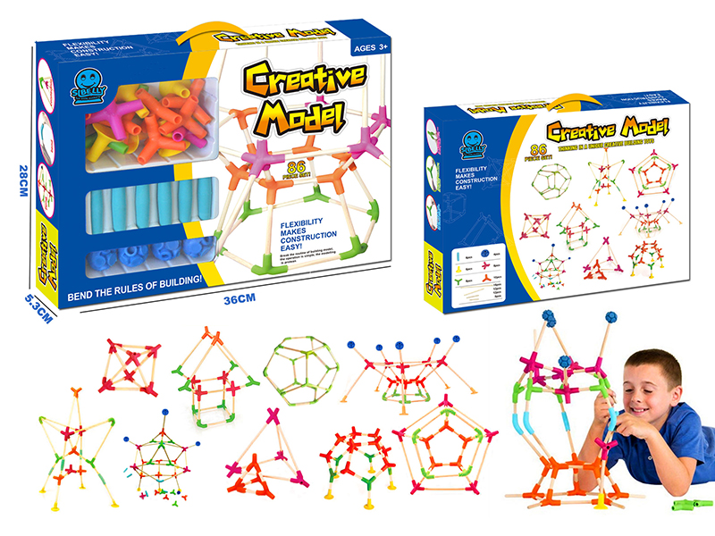 3D Jigsaw Building Blocks 86pcs