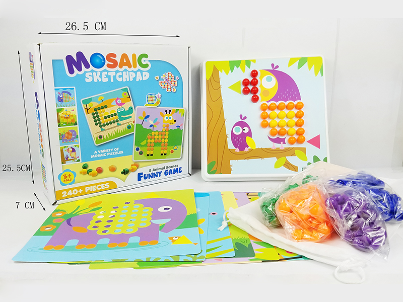 Animal Mushroom Nail Puzzle