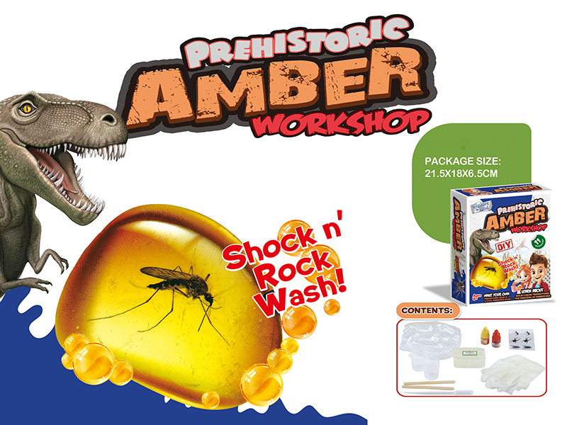Chemical Experiment Prehistoric Amber
