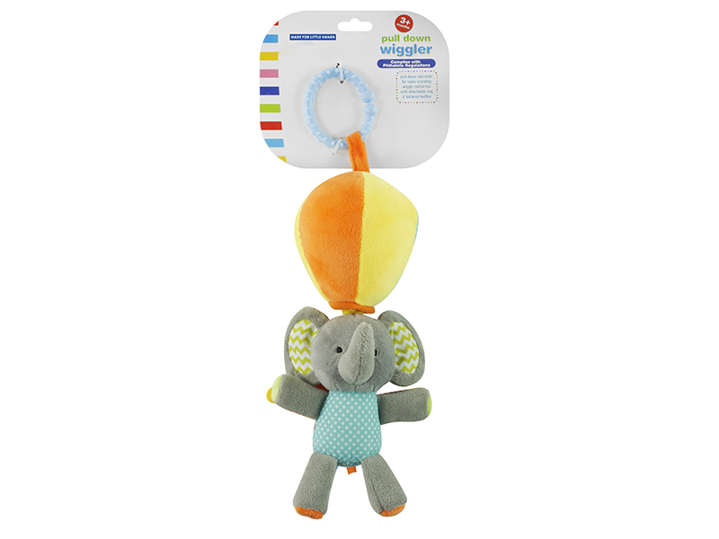 Baby Bell Velvet Cloth Elephant