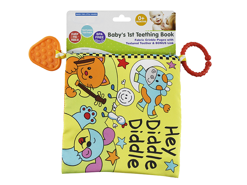 Baby Bell Cloth Book Teether