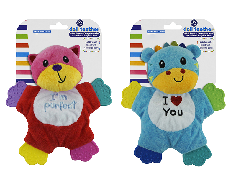 Baby Bell  Velvet Cloth Animal Teether