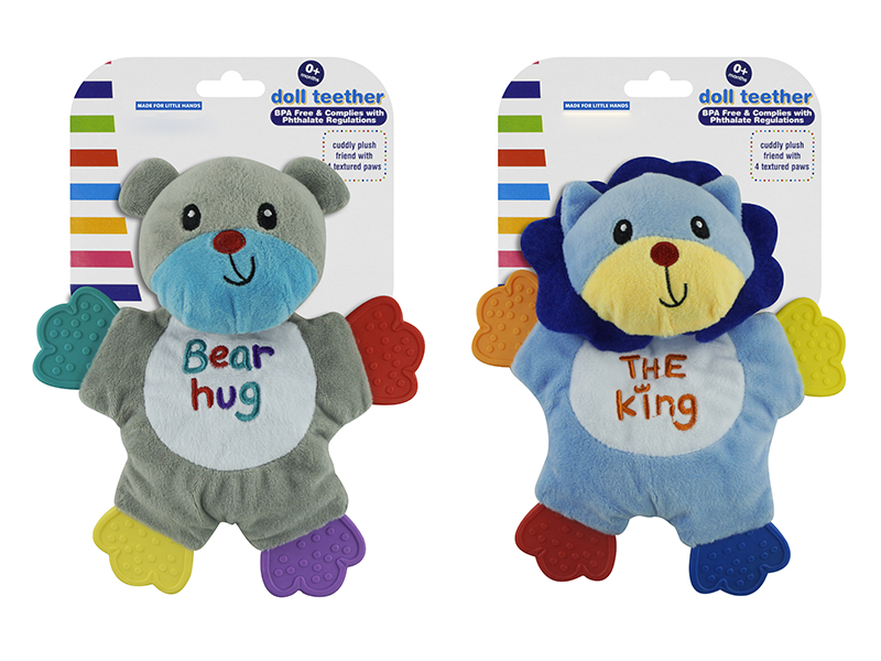 Baby Bell  Velvet Cloth Animal Teether