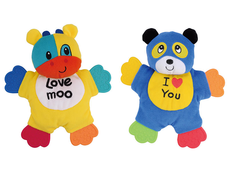 Baby Bell Velvet Cloth Animal Teether