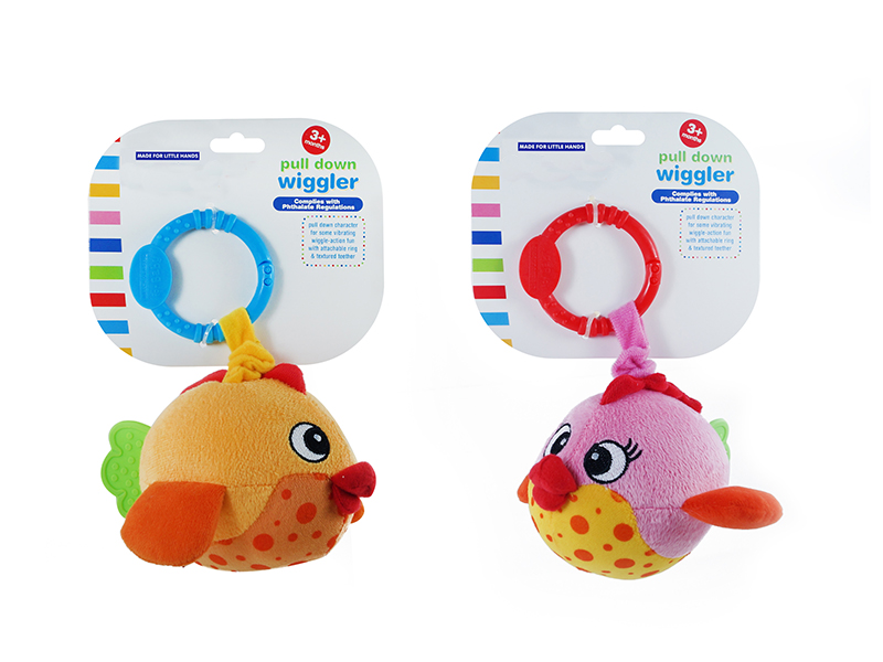 Baby Bell Velvet Cloth Animal Teether