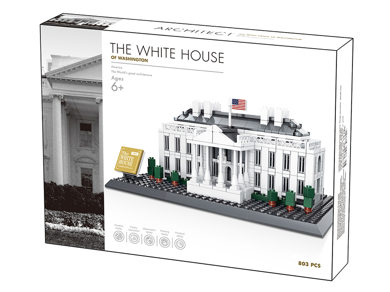 770PCS The White house of Washington-USA Building Blocks