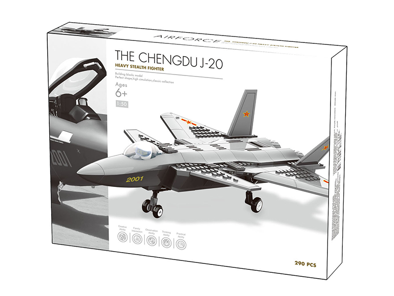 233PCS J20 Firefang Stealth Fighter