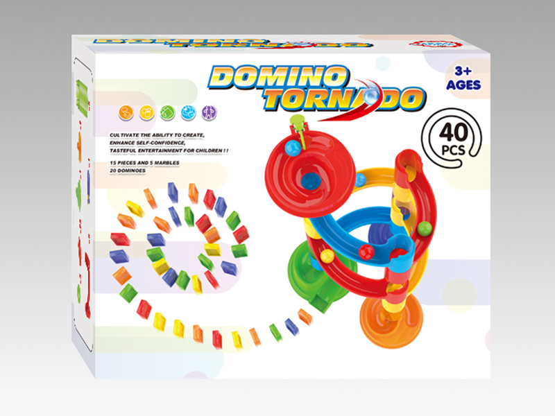 40PCS Intelligence Dominoes Building Blocks