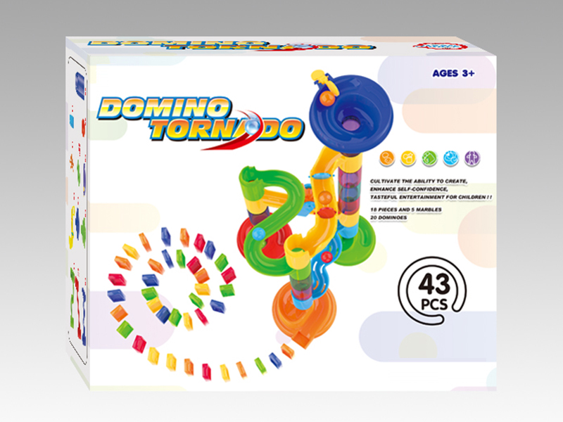43PCS Intelligence Dominoes Building Blocks