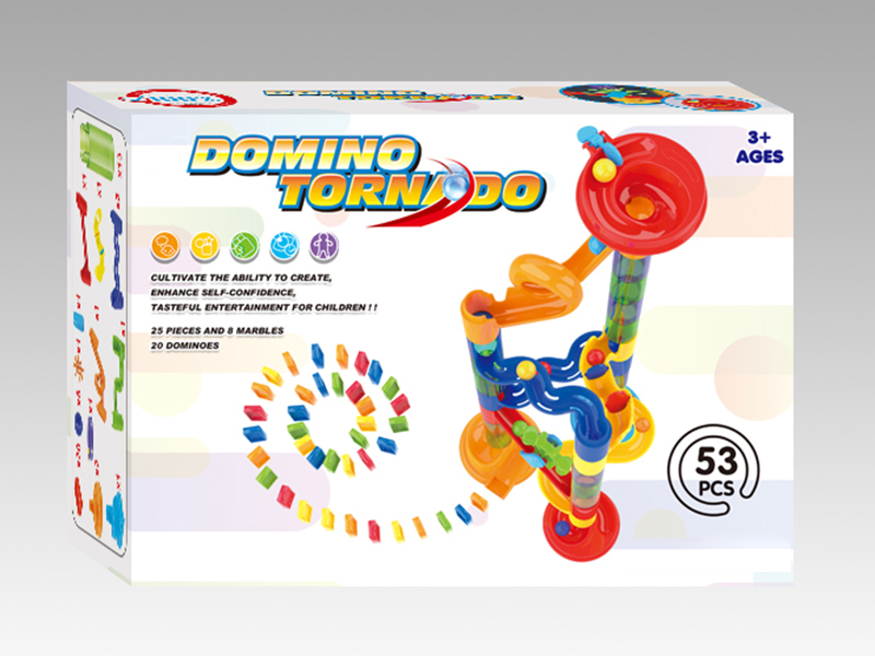 53PCS Intelligence Dominoes Building Blocks