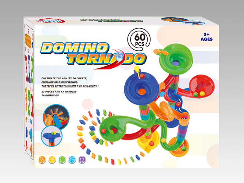 60PCS Intelligence Dominoes Building Blocks