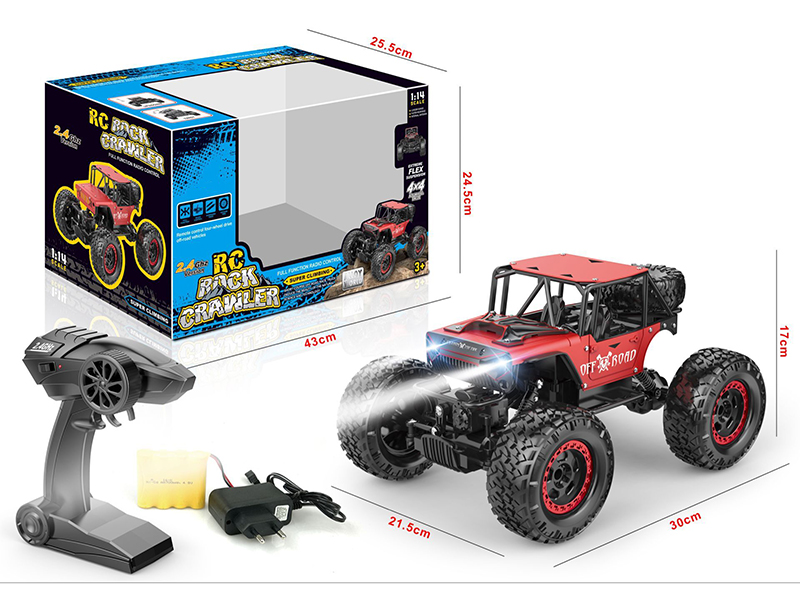 1:14 Alloy 4WD Climbing Car(With Light)