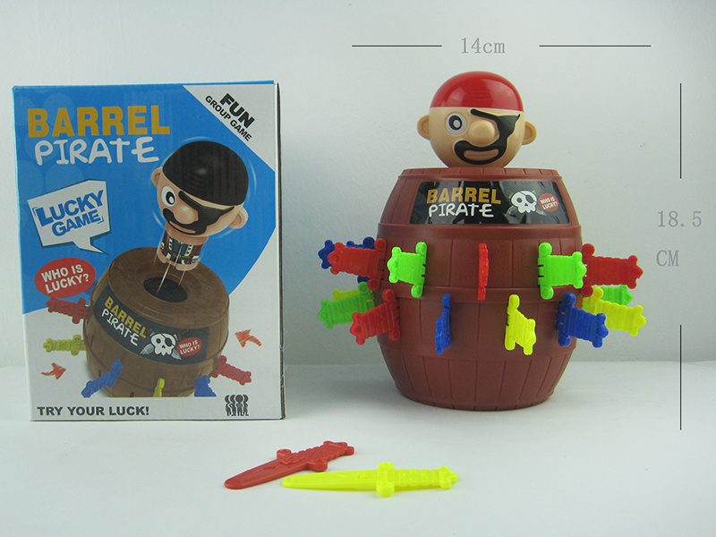 Large Size Pirates Barrels With Turntable