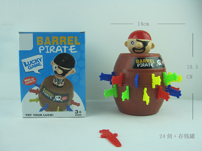 Large Size Pirates Barrels With Saving Pot