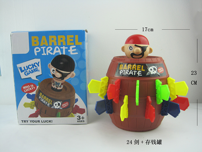 Extra Large Size Pirates Barrels With Saving Pot
