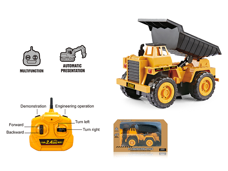1:32 2.4G 5CH imulation Remote Control Engineering Truck