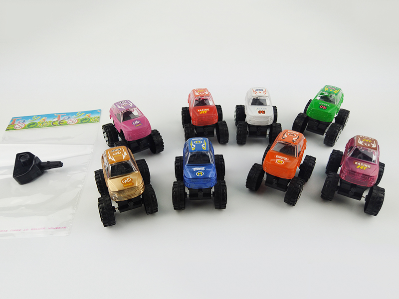 Spray-Painted Off-Road Elasticity Car(8 Colour Mixed