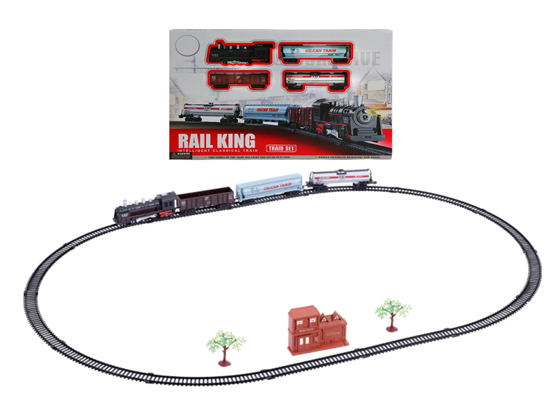 B/O Simulated Rail Train With Light And Music