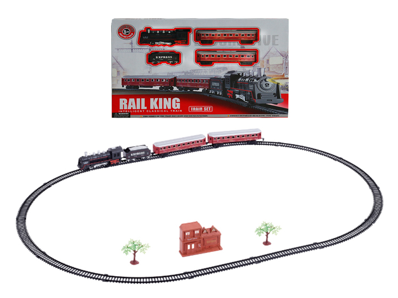 B/O Simulated Rail Train With Light And Music