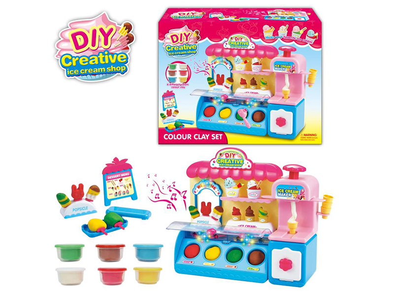 DIY Play Dough Creative Ice Cream Shop