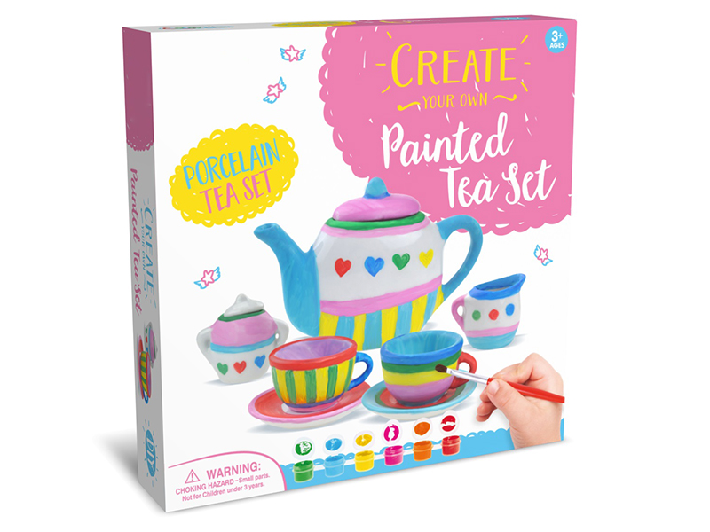 DIY Graffiti Teapot Set