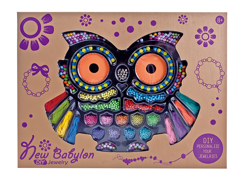 DIY Owl Beads With Weaver Set