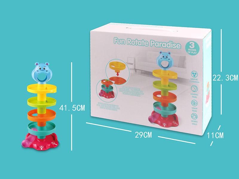 Ball Rolls The Rotating Tower