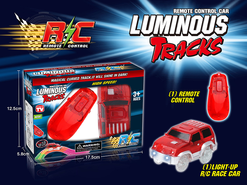 DIY Remote Control Glow In The Dark Rail Car