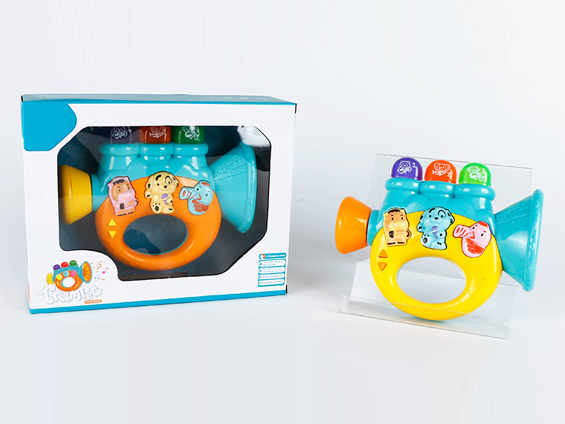 Little Bugle Baby Toy(Orange And Yellow 2 Colour Mixed)