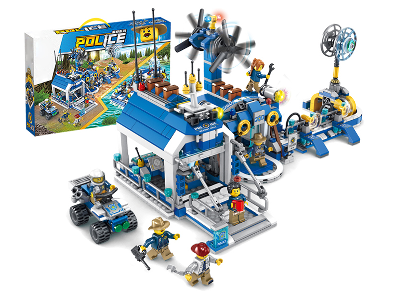 Police Office Building Blocks