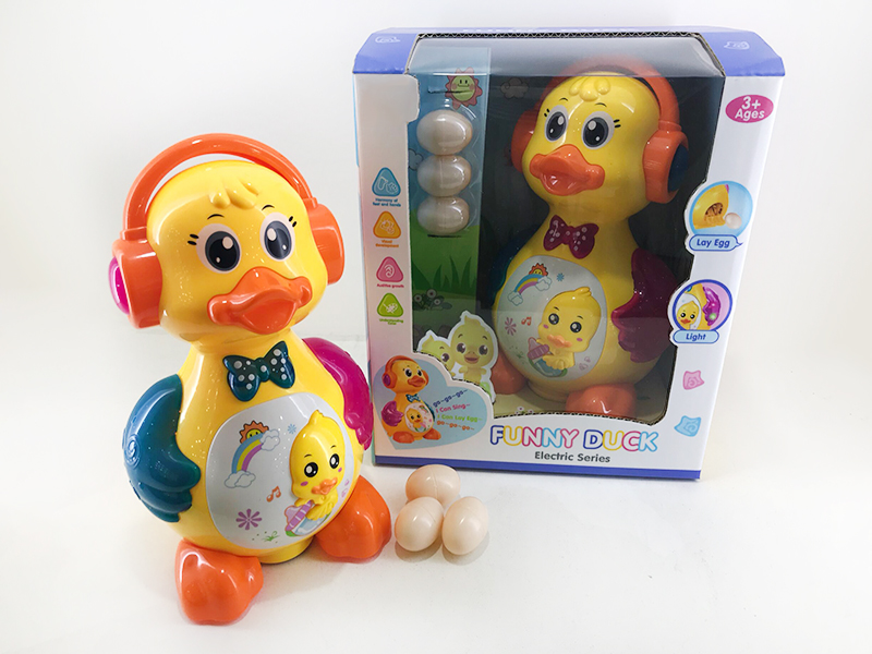 B/O Laying Duck With Light And Music