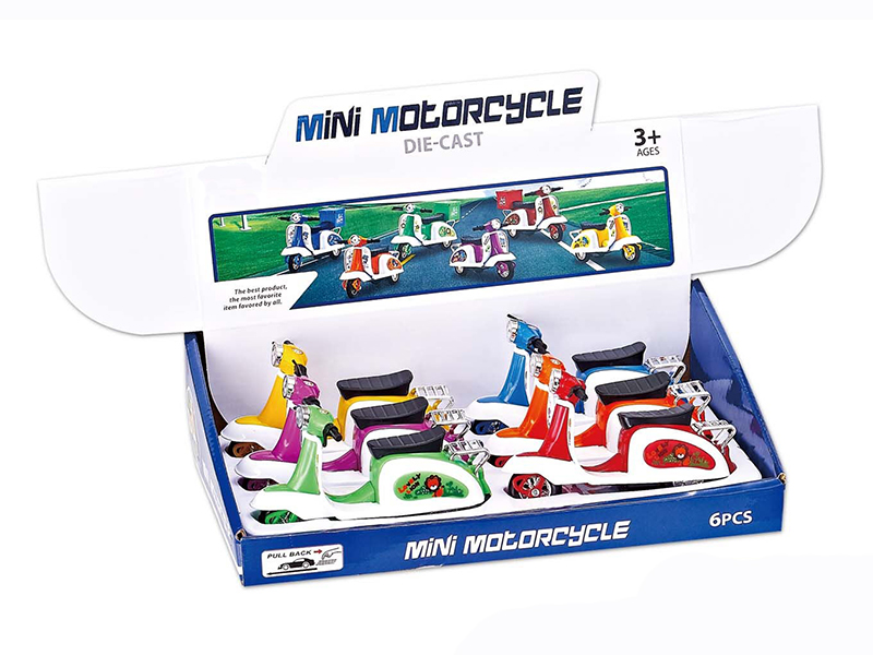 Alloy Pull Back Mini Motorcycle