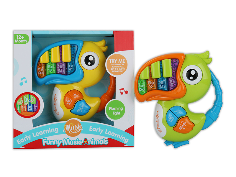 Parrot With Light And Music