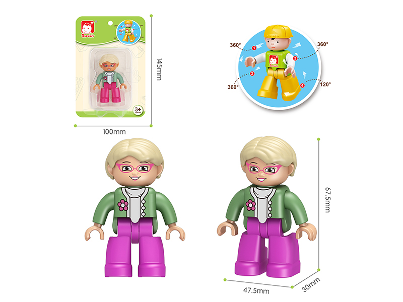 Building Block Dolls/Grandma